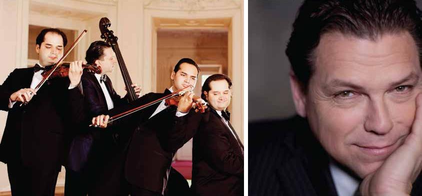 El Cuarteto de la Filarmónica de Viena y el Tenor Michael Schade CRUCERO FILARMONICA DE VIENA CRUCEROS MUSICALES CRUCEROS EDITA GRUBEROVA CRUCERO JUAN DIEGO FLOREZ CRUCEROS DANUBIO CRUCERO FLUVIAL CRUCERO MUSICAL POR EL DANUBIO CUARTETO DE LA FILARMONICA DE VIENA